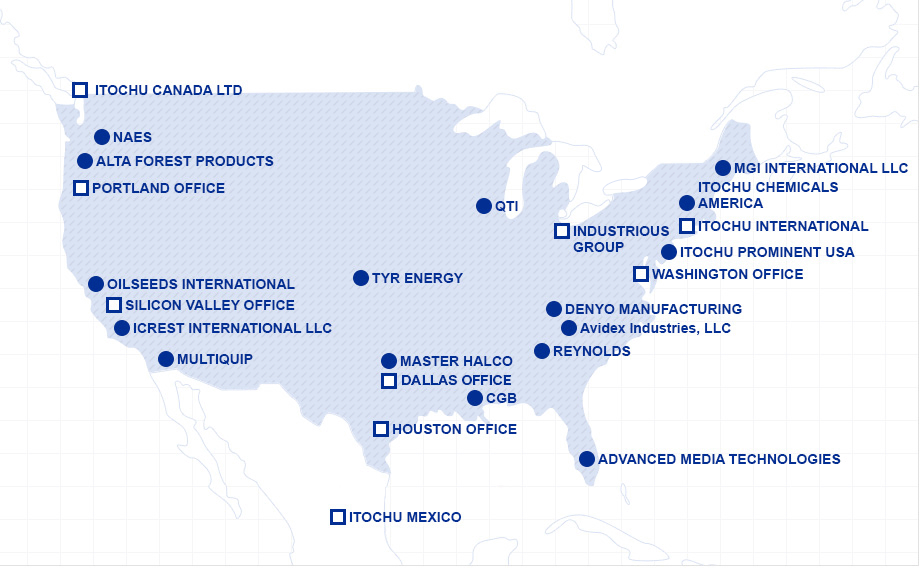 Map of the United States